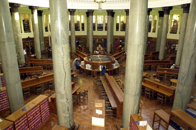 The traditional style of the Brotherton Library at Leeds University in October 2001.