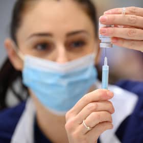 Less than half in Harehills South have received a first dose of the Covid-19 vaccination. Credit: Leon Neal - WPA Pool/Getty Images