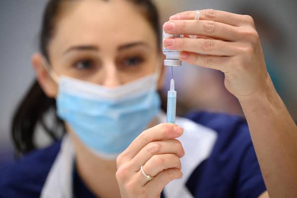 Less than half in Harehills South have received a first dose of the Covid-19 vaccination. Credit: Leon Neal - WPA Pool/Getty Images