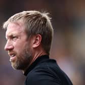 HOSTILE: Graham Potter anticipates a hostile welcome for his Brighton players at Elland Road this Sunday (Photo by Naomi Baker/Getty Images)