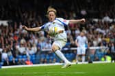 STRIKE! Luciano Becchio fires Leeds United ahead against Brighton in the Elland Road clash of October 2008 back at a time when the Whites and Seagulls were in League One. Picture by Anna Gawthorpe/PA Wire.