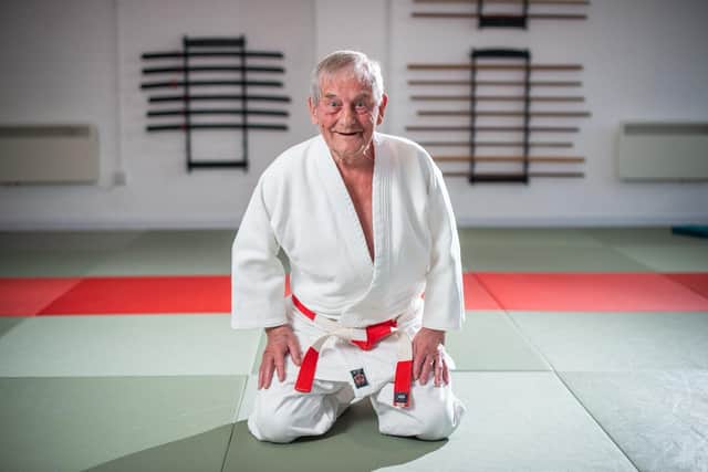 Bill Root is still teaching judo at the age of 93. Credit: Alex Cousins / SWNS