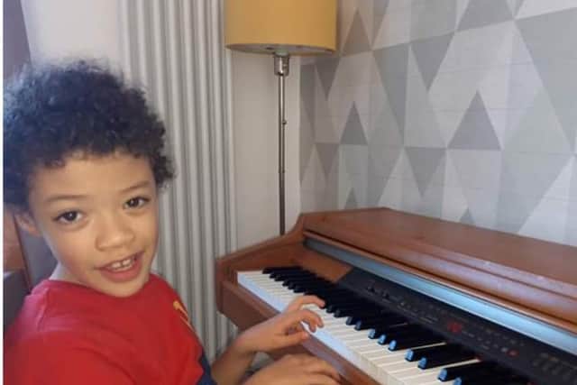 Lennie Street mastered everything from Beethoven to Justin Bieber and Stevie Wonder during his piano challenge. Picture: PA