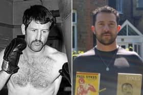 Paul Sykes and former Emmerdale star Michael Parr, who hopes to play the infamous Wakefield hardman in an upcoming film.