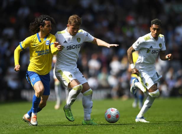 PLAYGROUND STUFF - Joe Gelhardt's late bit of magic helped rescue a point for Leeds United that could be crucial for their Premier League status. Pic: Jonathan Gawthorpe