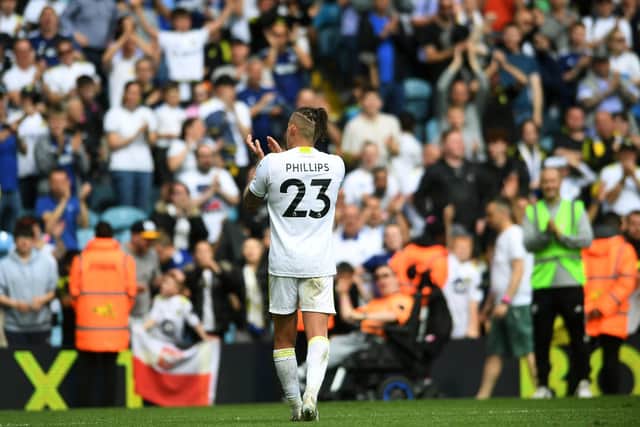 WHAT NEXT? Kalvin Phillips' Leeds United future remains uncertain until their relegation battle is either won or lost. Pic: Jonathan Gawthorpe