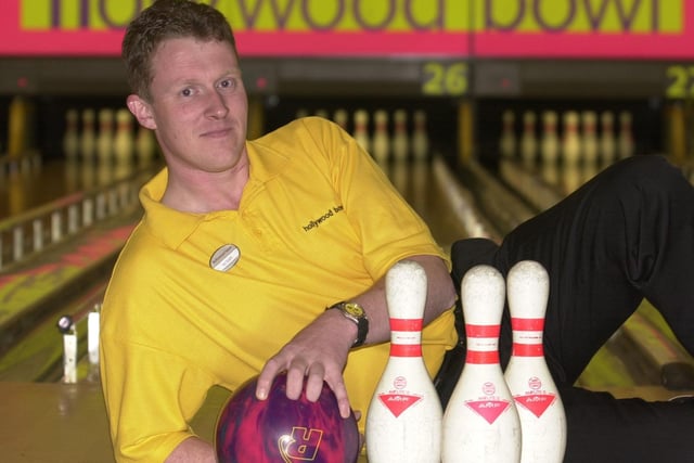 This isRobin Redding who was hoping to set a world record bowling marathon at the Hollywood Bowl in Kirkstall.