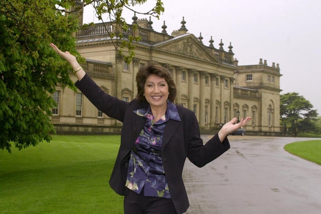Songbird Jane McDonald visited Harewood House ahead of a sharing a stage with the Royal Philharmonic Orchestra at an open-air charity concert later that summer.