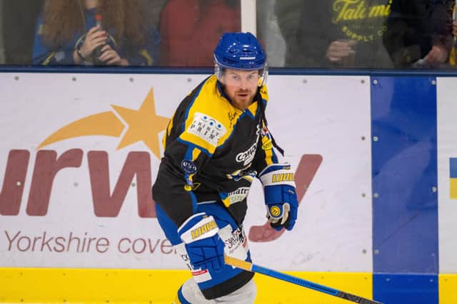 NEW ERA: Former Leeds Knights centre Matthew Davies will now be shoppping in the same player market as his former club as he heads up hockey operations at Hull Seahawks. 
Picture: Bruce Rollinson.