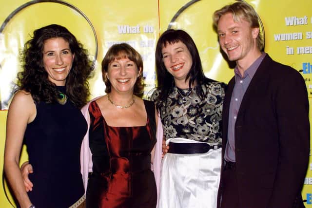 Stars and writer of Fanny and Elvis at its premiere at the Leeds Film Festival in October 1999. Pictured, from left, is actress Gaynor Faye , writer Kay Mellor, and actors Kerry Fox and Ben Daniels. PIC: Paul Barker/PA Wire