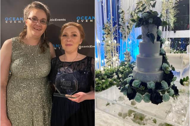 Natalie and Kim Church, owners of The Crafted Cake House in Morley, have been crowned 'Cake Designers of the Year'