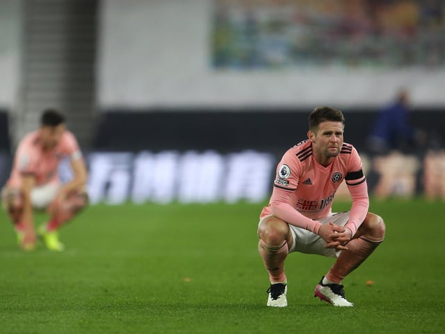 After taking the Premier League by storm in 2019-20, Sheffield United were relegated in 20th place the following season (Photo by Geoff Caddick - Pool/Getty Images)
