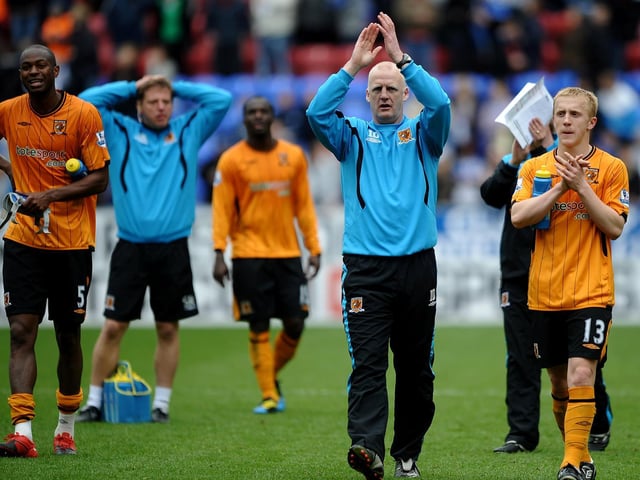 After escaping on the final day the previous year, Hull were relegated back to the Championship in 2010 (Photo by Laurence Griffiths/Getty Images)