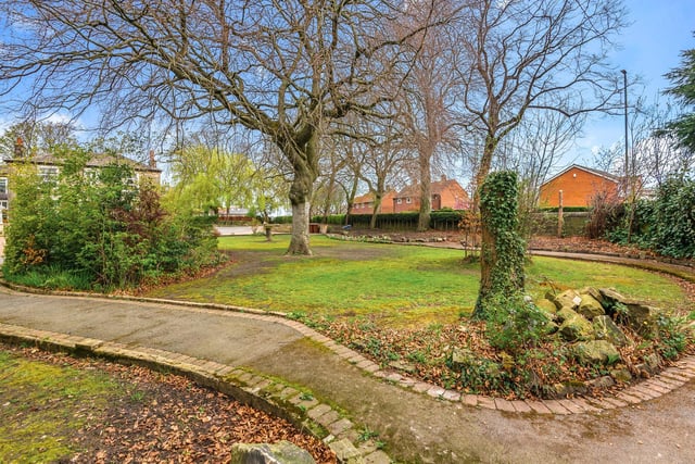 A beautiful garden surrounds the property which is mainly laid to lawn with a patio area for outside entertaining
