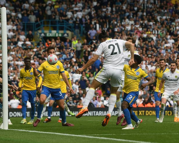 THE MOMENT - Tony Dorigo's commentary of this Pascal Struijk goal for Leeds United once again captured the imagination of Whites fans. Pic: Jonathan Gawthorpe