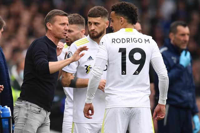 BIG CALL - Jesse Marsch has to get his midfield just right if Leeds United are to nullify Brentford's threat. Pic: Getty