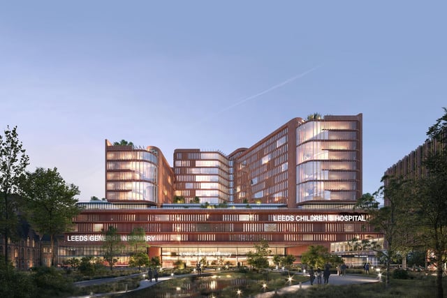An artist's impression of the new Leeds Children's Hospital. Construction is set to start in 2023. (Pic: LTHT)