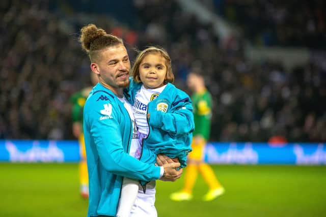 Sarah Emmott with Kalvin Phillips
Pic: Bruce Rollinson