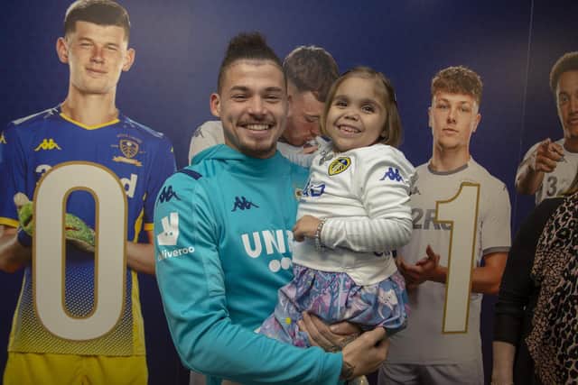 Sarah Emmott with Kalvin Phillips
Pic: Bruce Rollinson