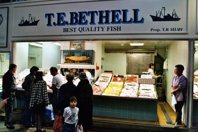 'T.E. Bethell' fish stall pictured in October 1999.