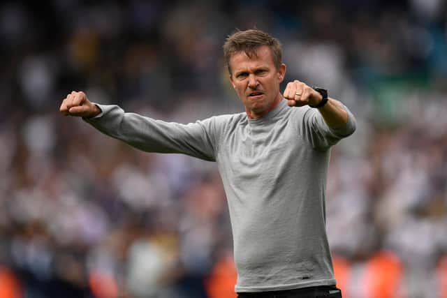 Leeds United boss Jesse Marsch. Pic: Oli Scarff.