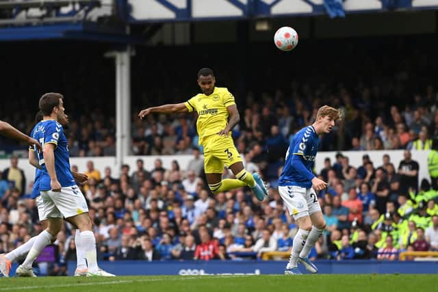 Brentford set back Everton's fight for survival with a crushing 3-2 win over the Toffees at Goodison Park. Pic: Gareth Copley.