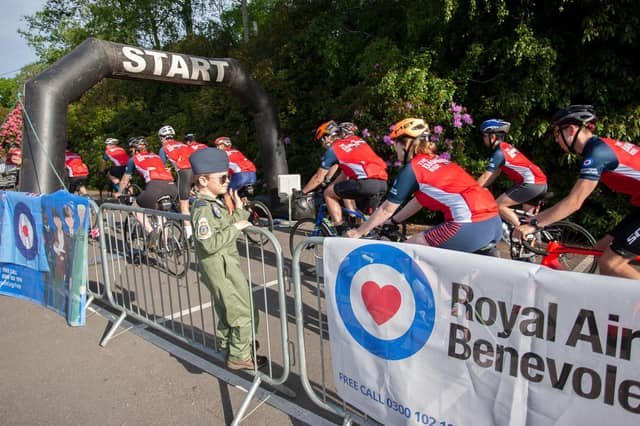 The event raises money for the Royal Air Force's leading welfare charity, the RAF Benevolent Fund. Credit: Michael Powell