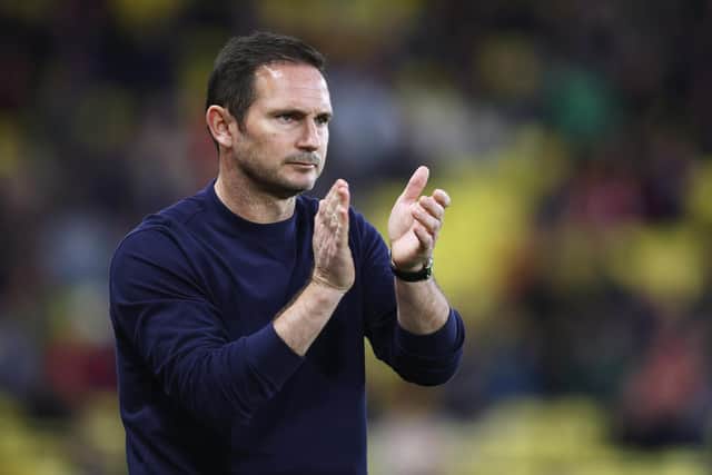 Everton boss Frank Lampard. Pic: Clive Rose.