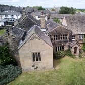 An aerial view of Calverley Old Hall