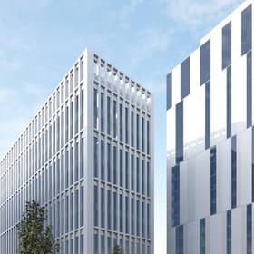 Plans have been submitted for a £150 million mixed-use scheme on a site in the South Bank regeneration area of Leeds city centre.