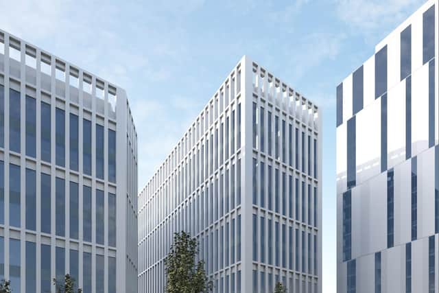Plans have been submitted for a £150 million mixed-use scheme on a site in the South Bank regeneration area of Leeds city centre.