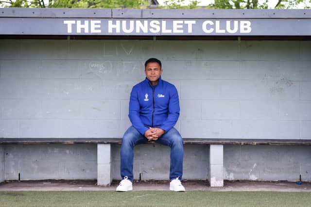 Jason Robinson back on his old stomping ground. (Picture: Run Communications)