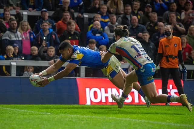David Fusitu'a's spectacular try completed the scoring. Picture by Bruce Rollinson.