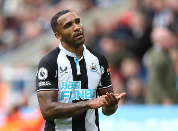 INTENT: Outlined by thriving Newcastle United striker Callum Wilson, above, in Sunday's season finale at Burnley in which a positive result could help keep Leeds United up. Photo by George Wood/Getty Images.