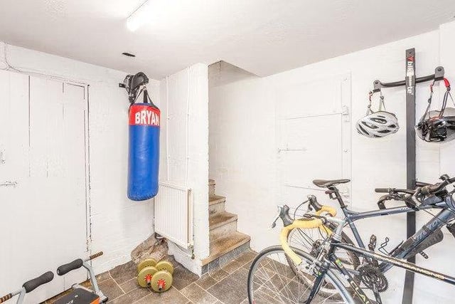 The property also features a large cellar space to store equipment from bikes to even a small home gym.