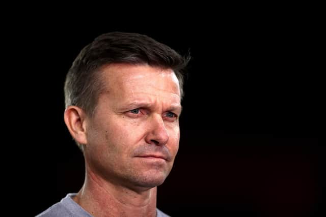 Leeds United head coach Jesse Marsch. Pic: Naomi Baker.