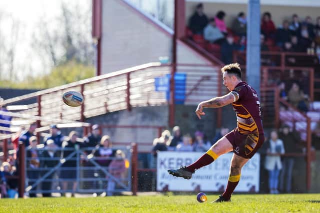 Tom Gilmore scored a try and kicked four goals in Batley Bulldogs' comeback win over London Broncos. Picture: Alex Whitehead/SWpix.com.