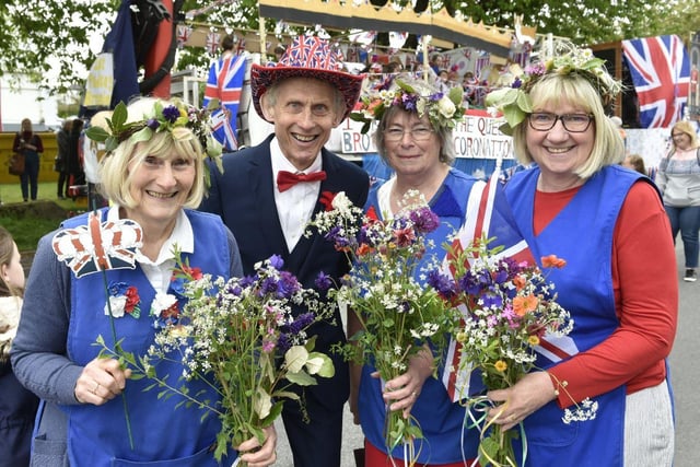 The Pudsey bloomers were out in force, selling an array of beautiful flowers.