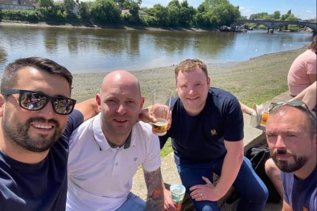 Liam, Johnnie, Alex and Pete (l-r)