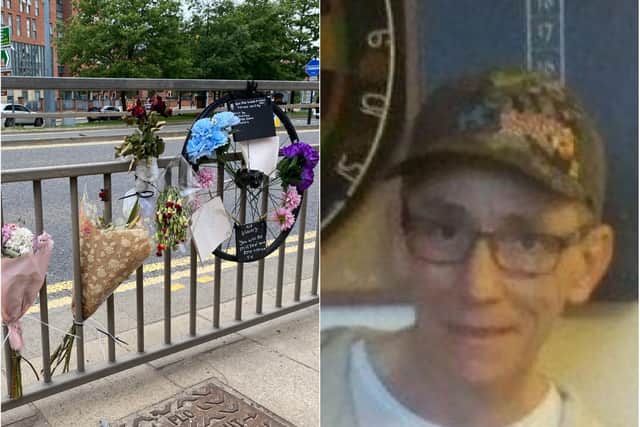 Vincent Cullinane, 51, died following a crash on East Street (Photo right: WYP)