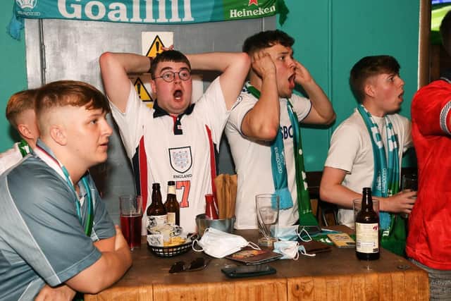 The Aire Bar has become a popular location for football fans across the city. Picture: Jonathan Gawthorpe.