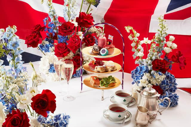 The Ivy Victoria Quarter’s classic afternoon tea has been given the royal treatment for The Queen's Platinum Jubilee
