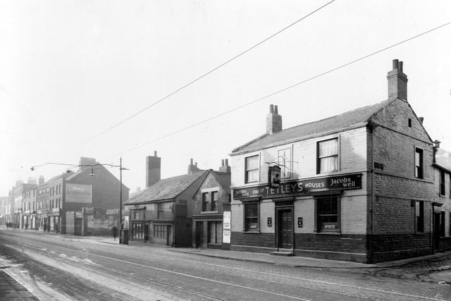 The Jacobs Well public house on Meadow Lane pictured in February 1937.