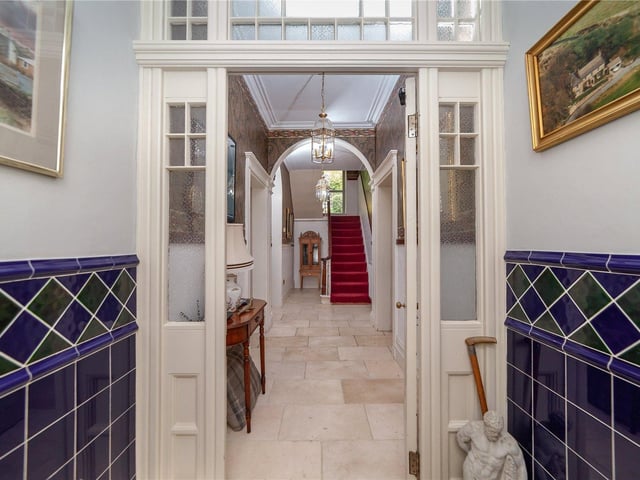 A great impression as you enter the period property.