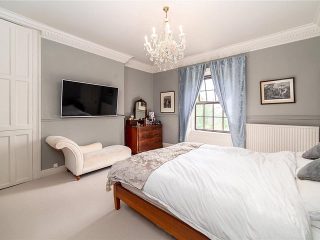 One of the property's double bedrooms.