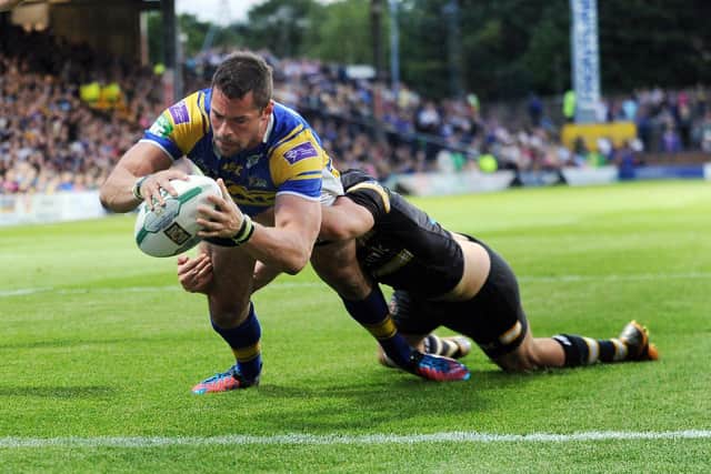 Ian Kirke, pictured, was an unsung Rhinos hero, according to Jamiem Peacock. Picture by Steve Riding.