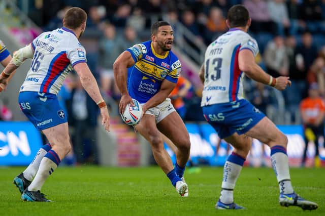 Kruise Leeming - in action for Leeds Rhinos against Wakefield Trinity in their BetFred Super League clash at Headingley Picture: Bruce Rollinson