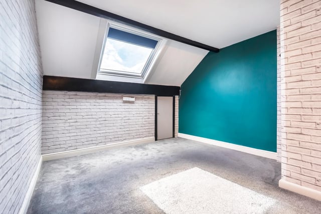 The remaining two bedrooms are on the second floor along with a level access to the loft space and storage.