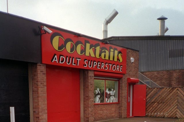Adult superstore Cocktails on Armley Road was setting pulses racing. It is pictured in January 1999.