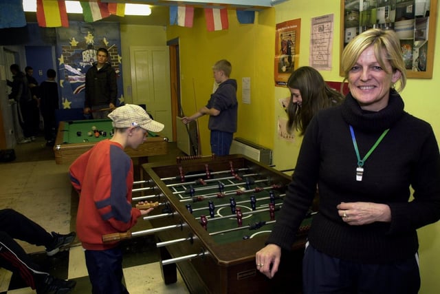 Cardinal Crescent Youth Club leader Yvonne Crowther who impressed Prime Minister Tony Blair when he visited the Centre.